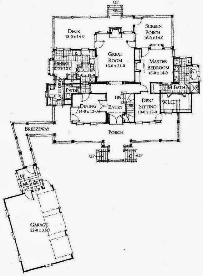 Plano de chalet amplio de 3 dormitorios