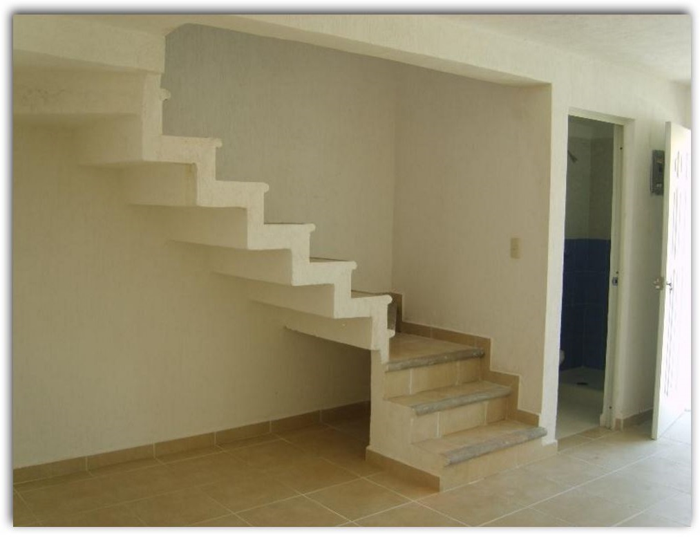 Planos medidas de escaleras de casa de infonavit
