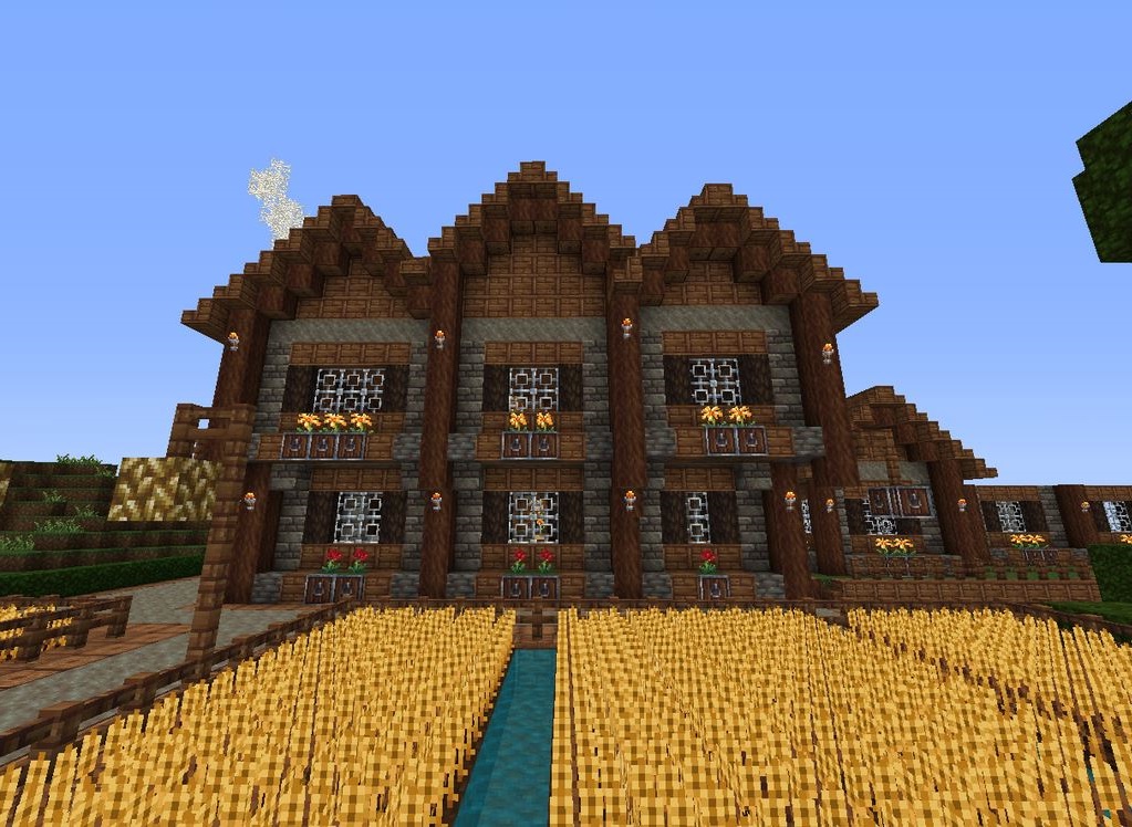 ver fotos de mansiones de Minecraft