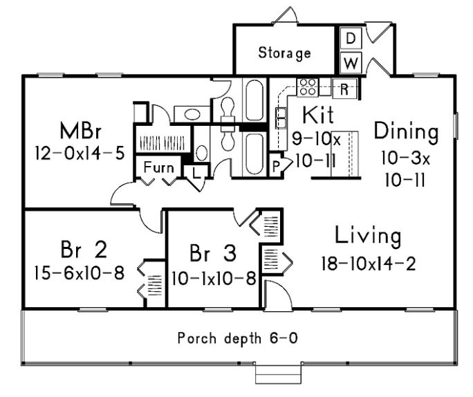 planos-de-casas-pequenas-con-pasillo-central